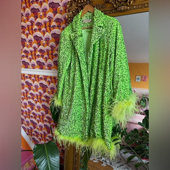 Sequin Green Party Dress💚 - Picture 5 of 7